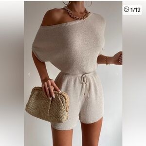 Runaway The Label Miami Knit Playsuit Romper